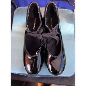 Weissman Lace  Black Tap Shoes, Woman’s Size 8